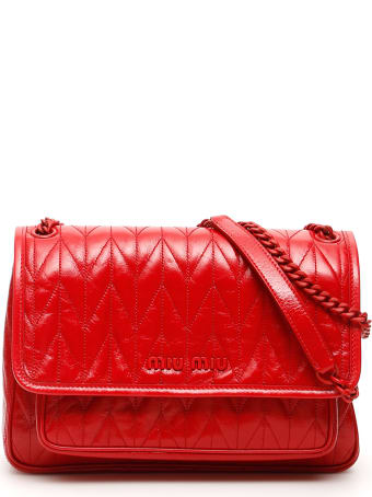 Miu Miu Quilted Shine Calfskin Bag