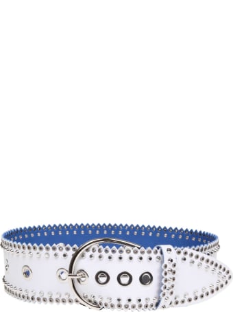 Nanni Belt In White Leather