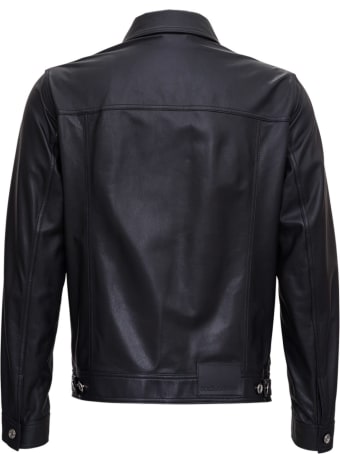 Dolce & Gabbana Black Leather Jacket