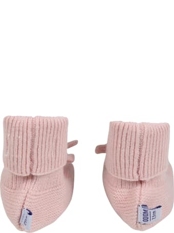 Absorba Pink Bootee For Baby Girl