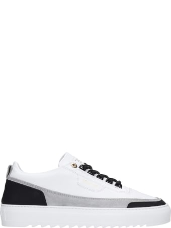 Mason Garments Firenze Sneakers In White Suede And Leather
