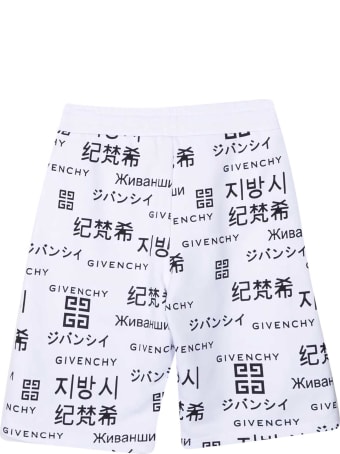 Givenchy White Bermuda Shorts Teen