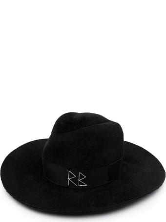 Ruslan Baginskiy Fedora Hat With Crystals And Pearls