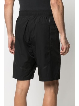A-COLD-WALL Black Nylon Bermuda Shorts With Logo