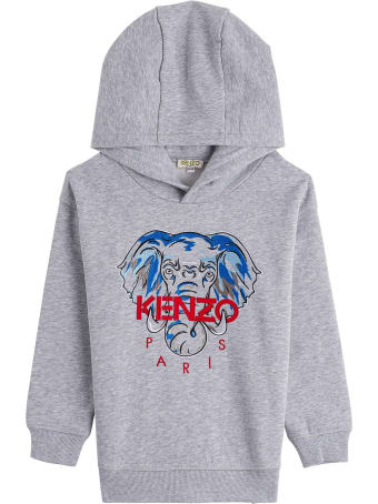 Kenzo Kids Jersey Sweatshirt With Front Logo