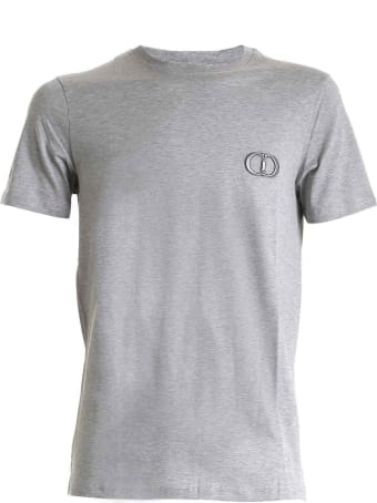 Dior Homme Dior Cd Embroidered Gray T-shirt