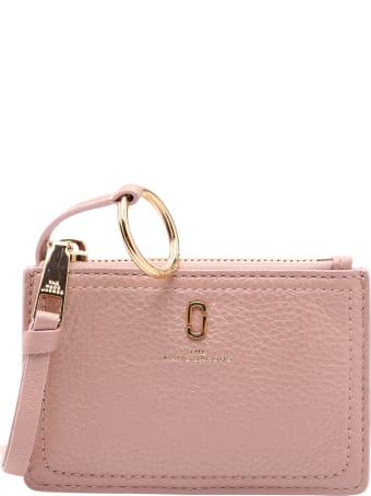 Marc Jacobs 'top Zip' Leaher Wallet