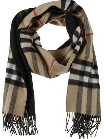 Burberry Giant Check Fringed Scarf