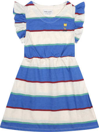 Bobo Choses Multicolor Dress For Girl With Logo