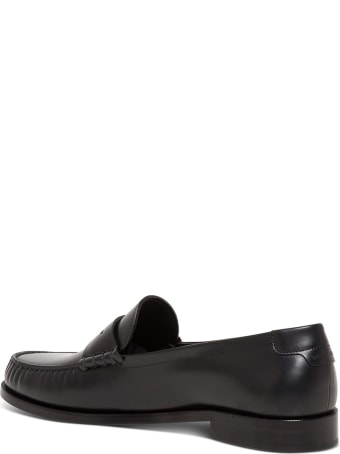 Saint Laurent Monogram Leather Loafers
