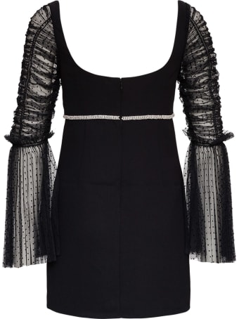 self-portrait Crepe Dress With Bow