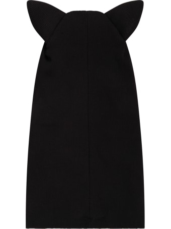 efvva Black Balaclava For Girl With Ears