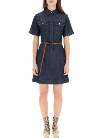 SportMax Denim Mini Dress