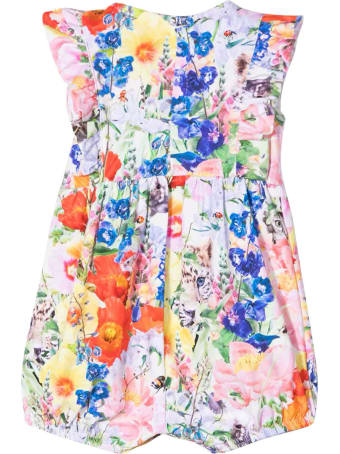 Molo Multicolor Print Rompers
