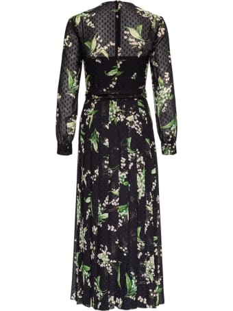 RED Valentino May Lily Long Pleated Jersey Dress
