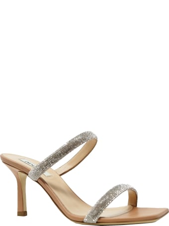 Ninalilou Nude Leather Sandals