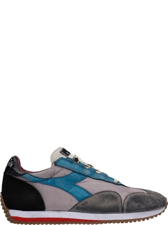 Diadora Equipe H Dirty Sneakers In Grey Nylon