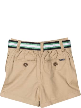 Ralph Lauren Kaki Shorts With Belt