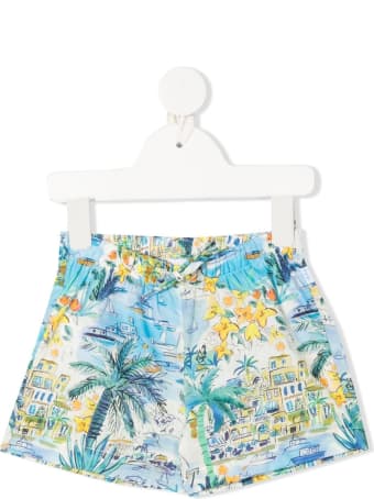 Il Gufo Floral Jersey Shorts