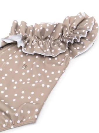 Douuod One Piece Swimsuit With Pois