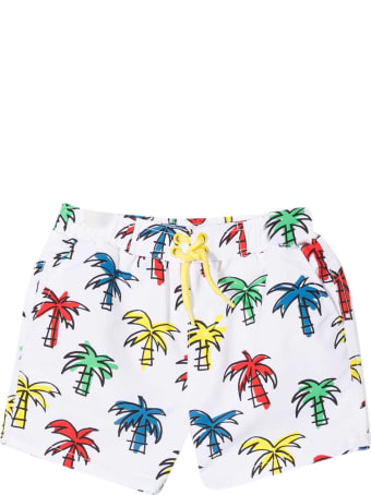 Stella McCartney Kids White Bermuda Shorts
