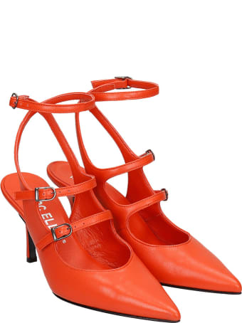 Marc Ellis Pumps In Orange Leather