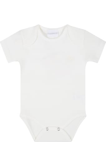 La Perla Ivory Body For Babykids With Logo