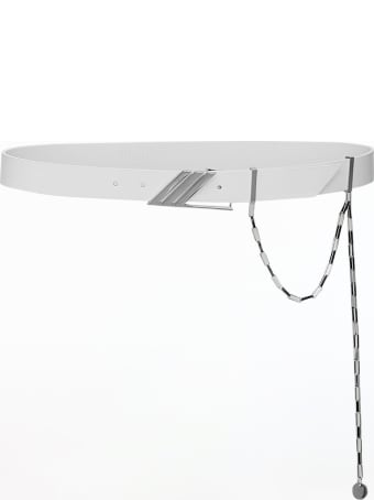 The Attico "idra" Belt White