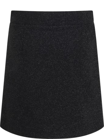 Le Gemelline by Feleppa Black Skirt For Girl