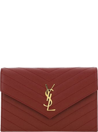Saint Laurent Monogram Chain Wallet