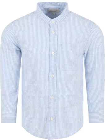 Woolrich Light Blue Shirt For Boy