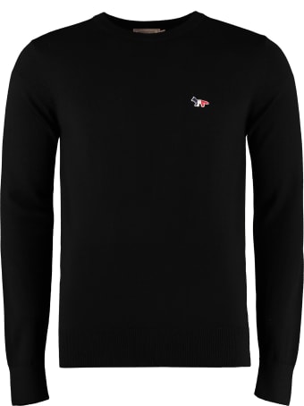 Maison Kitsuné Wool Crew-neck Pullover