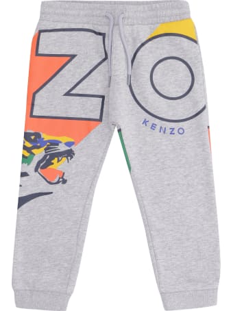 Kenzo Kids Stretch Cotton Track-pants