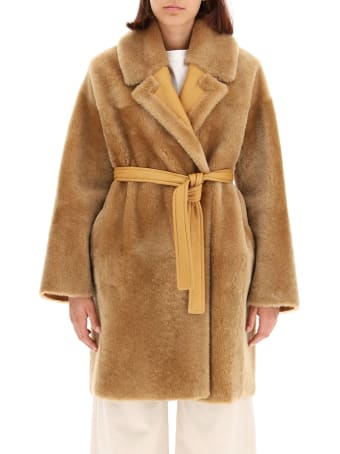 Blancha Reversible Shearling Coat