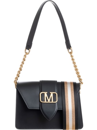 Marc Ellis Kourtney Shoulder Bag In Black Leather