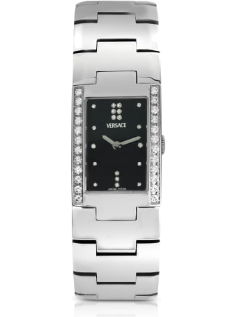 Versace Greca - Ladies' Stainless Steel And Diamond Watch