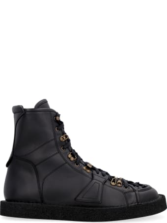 Dolce & Gabbana Modigliani Leather Ankle Boots