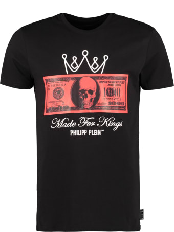 Philipp Plein Printed Cotton T-shirt