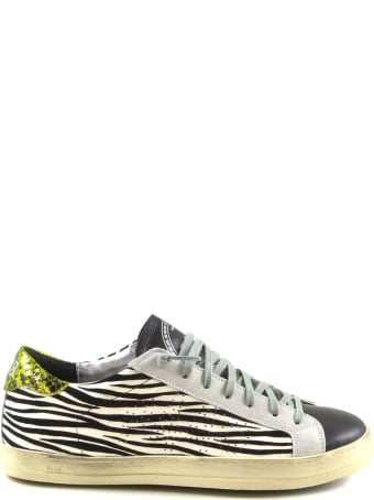 P448 Zebra Print Color Block Women's Sneakers