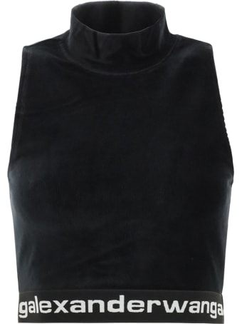 Alexander Wang Corduroy Top With Logo