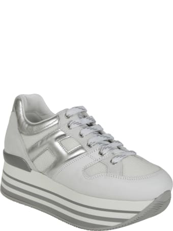Hogan Metallic Logo Platform Sneakers