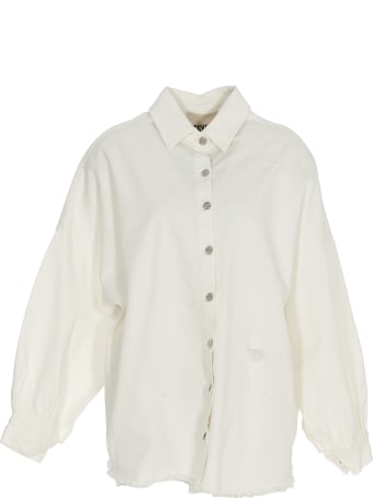aniye by Back Logo Denim Shirt
