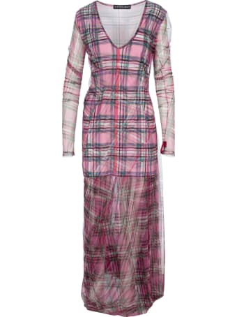 Y/Project Tulle Plaid Dress