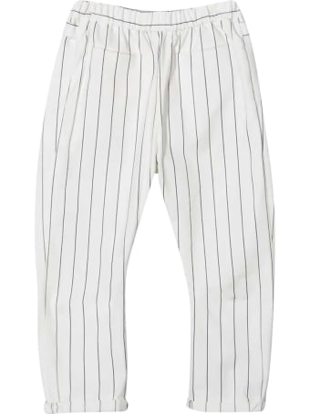 Brunello Cucinelli White Trousers Teen