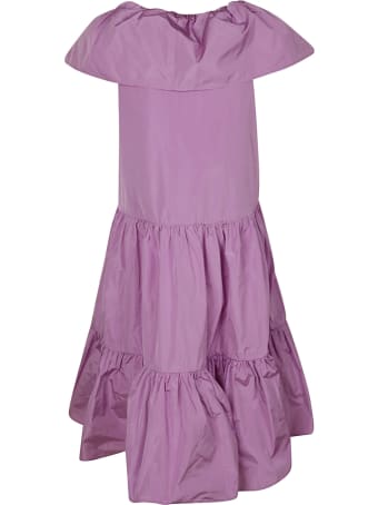 MSGM Layered V-neck Dress
