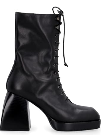 Nodaleto Bulla Lace Up Leather Lace-up Boots