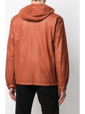 Suprema Leather And Nylon Reversible Jacket