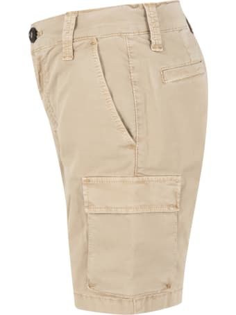 Woolrich Beige Short For Boy