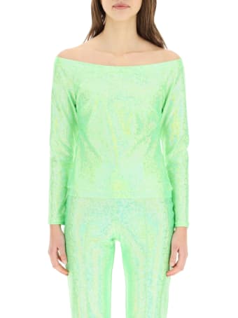 Saks Potts Herm Green Shimmer T-shirt