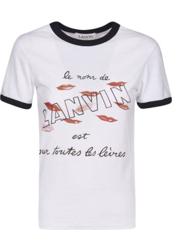 Lanvin Lip Printed T-shirt
